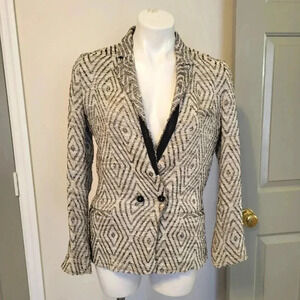 Giada Forte Italy-Estate 2015 Woven Linen Cotton Blend Business Casual Blazer(S)